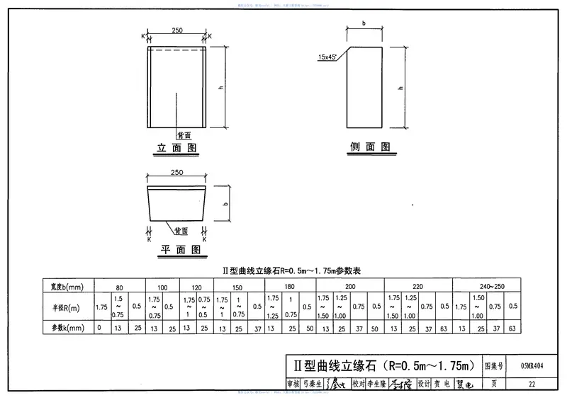 05MR404城市道路-路缘石 预览图