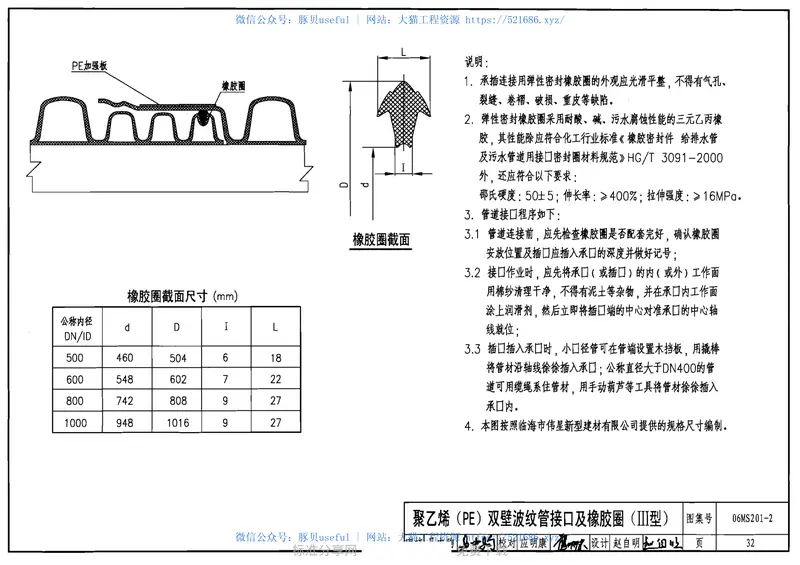 06MS201-2埋地塑料排水管道施工 预览图