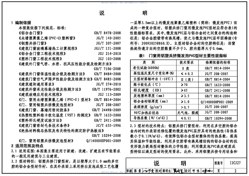 11CJ27铝塑共挤节能门窗 预览图