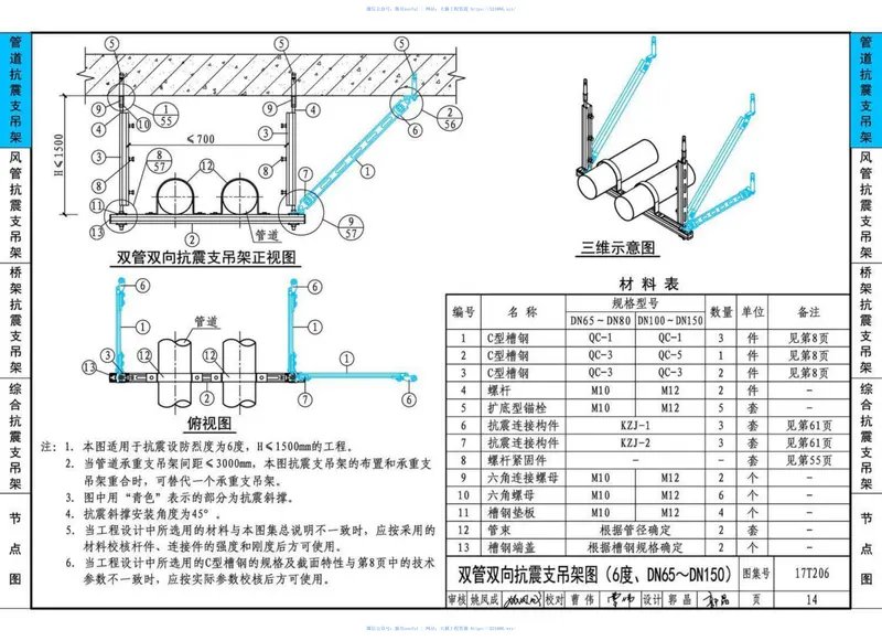 17T206地铁工程抗震支吊架设计与安装 预览图