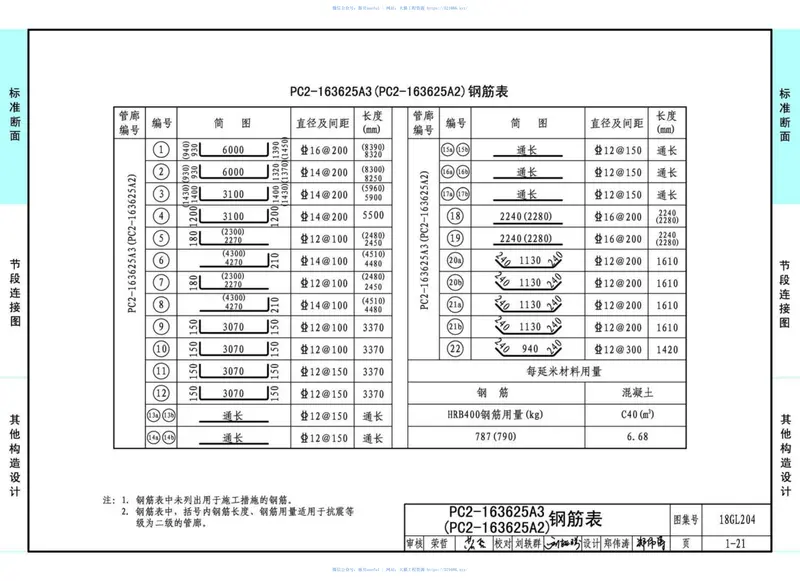 18GL204_预制混凝土综合管廊 预览图