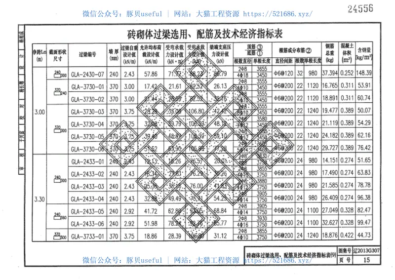 辽2013G307钢筋混凝土过梁标准图集 预览图
