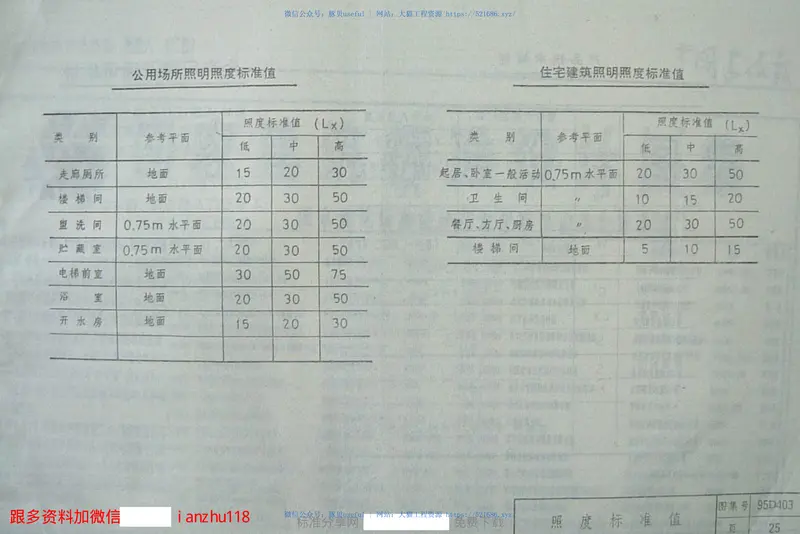 辽95D403楼梯间感应灯照明安装图 预览图