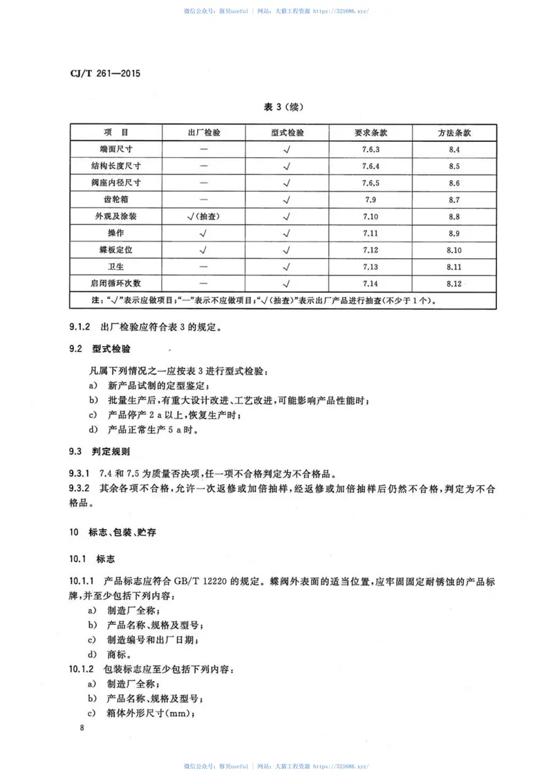 CJT261-2015给水排水用蝶阀 预览图