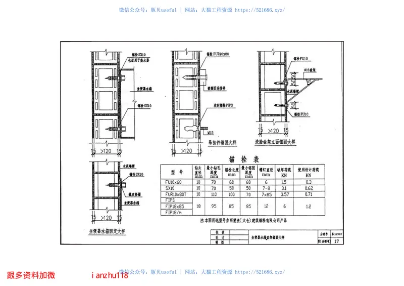 苏G9902水泥炉渣空心砌体框架填充墙及隔墙构造图集 预览图