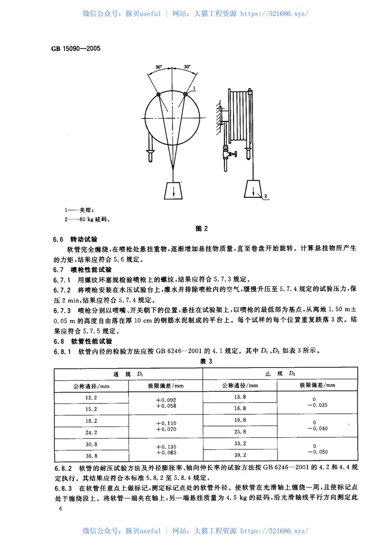 GB15090-2005消防软管卷盘 预览图