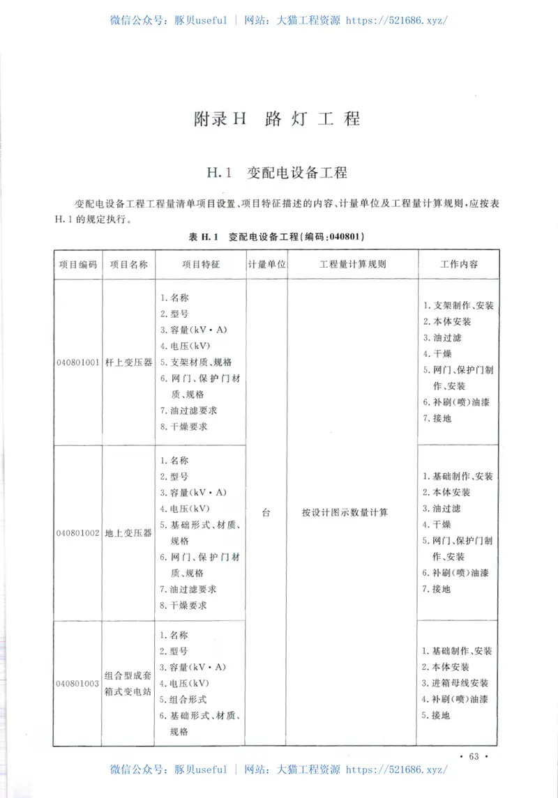 GB50857-2013市政工程工程量计算规范 预览图