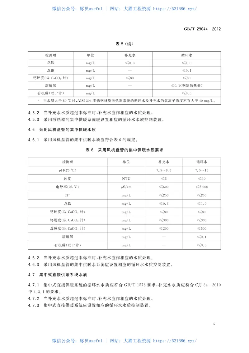 GBT29044-2012采暖空调系统水质 预览图