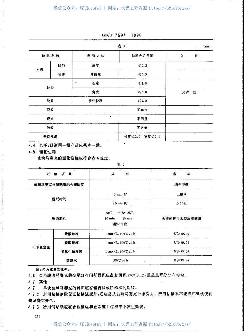GBT7697-1996玻璃马赛克 预览图
