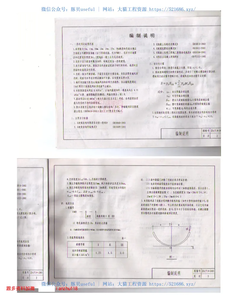 苏GT14-2005预应力混凝土马鞍型壳板 预览图