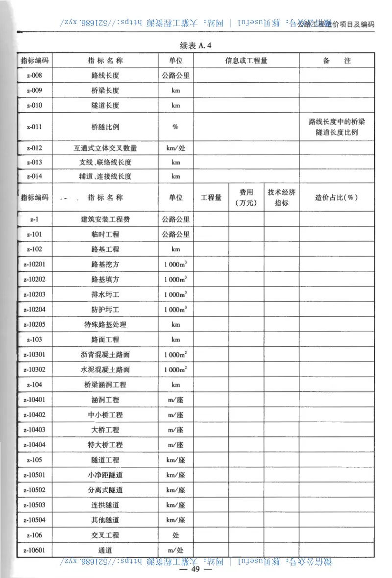 JTG3810-2017公路工程建设项目造价文件管理导则 预览图