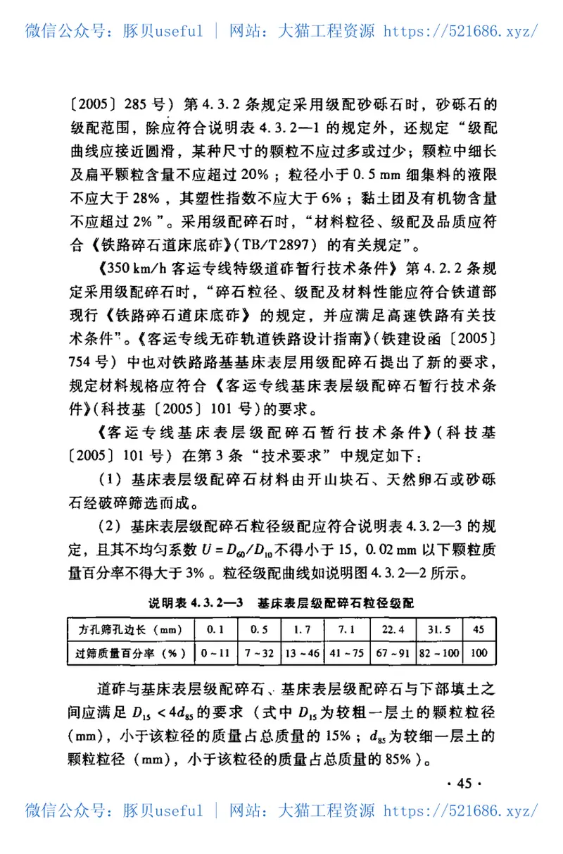 TB10084-2007铁路天然建筑材料工程地质勘察规程 预览图